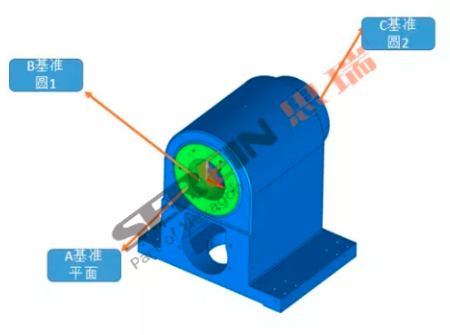 如何使用三坐標(biāo)測(cè)量?jī)x測(cè)量雕刻機(jī)上的轉(zhuǎn)軸？(圖3)